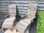 Houten tuinstoelen, Tuin en Terras, Gebruikt, Ophalen of Verzenden