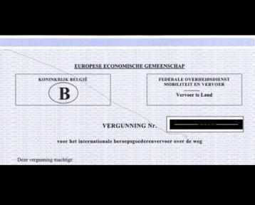 Vakbekwaamheid vervoersvergunning (inter)nationaal transport beschikbaar voor biedingen