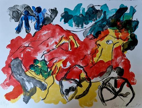 Jan Sierhuis (1997) - De Rijdende Vrouw, Antiek en Kunst, Kunst | Litho's en Zeefdrukken, Ophalen of Verzenden
