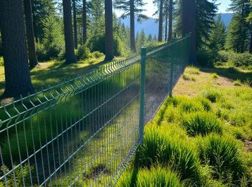 Promo! 20m draadpanelen 170cm hoog groen + palen beschikbaar voor biedingen