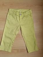 Pistachegroene driekwartjeans - maat 140, Kinderen en Baby's, Kinderkleding | Maat 140, Broek, Gebruikt, Meisje, Ophalen of Verzenden
