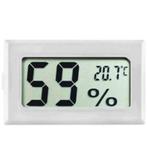 Digitale Thermometer Hygrometer Vochtmeter Klimaatmeter Wit, Ophalen of Verzenden, Nieuw