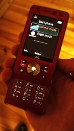 SOny Ericsson Walkman W910i rood compleet pakket, Telecommunicatie, Gebruikt, Schuifmodel, Overige systemen, Fysiek toetsenbord