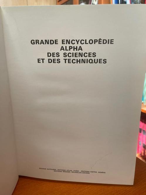 ALPHA des Sciences et des Techniques, Livres, Encyclopédies, Comme neuf, Série complète, Autres sujets/thèmes, Enlèvement