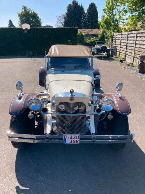Mercedes Gazelle 1929 met 2 liter motor automaat mooie staat, Auto's, Oldtimers, Particulier, Te koop, Lederen bekleding, Lichtmetalen velgen