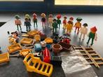 Lot vintage Playmobil mannetjes + accessoires, Enlèvement ou Envoi, Utilisé, Playmobil en vrac