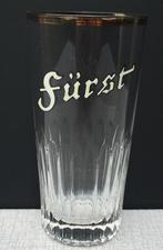 Bierglas Fürst emaille, ribbelglas Brouwerij Het Sas, Verzamelen, Ophalen of Verzenden, Gebruikt, Glas of Glazen, Overige merken
