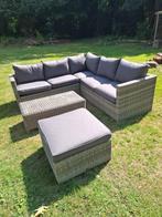 loungeset, Tuin en Terras, Ophalen, Rotan, 6 zitplaatsen, Bank