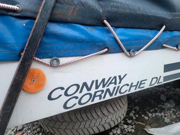 Conway Corniche vouwcaravan, Enlèvement, Utilisé