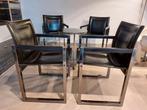 Quatre chaises de salle à manger design de Tito Agnoli pour, Quatre, Noir, Design, Enlèvement