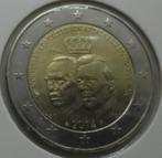 2 euro commémorative 2014 Luxembourg "50 ans trône", Timbres & Monnaies, Monnaies | Europe | Monnaies euro, Envoi, Luxembourg