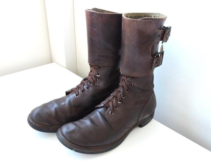 1940-1945 US gevechtsschoenen BUCKLE BOOTS soldaat, Verzamelen, Militaria | Tweede Wereldoorlog, Ophalen of Verzenden