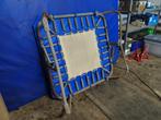 trampoline gymnastiek, Sport en Fitness, Turnen, Ophalen, Gebruikt, Blauw, Materiaal