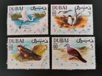 Dubaï 1968 - oiseaux, héron, sterne, fauçon, colombe, Enlèvement ou Envoi, Affranchi, Moyen-Orient