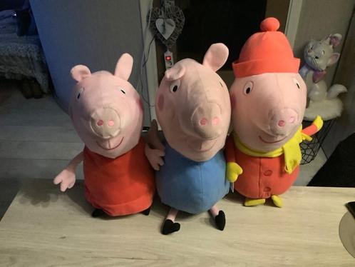 Peppa Pig verschillende pluche characters (46-50 cm), Kinderen en Baby's, Speelgoed | Knuffels en Pluche, Zo goed als nieuw, Overige typen