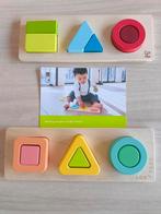 Lovevery geo shapes en Hape puzzels montessori, Kinderen en Baby's, Speelgoed | Houten speelgoed, Ophalen, Gebruikt
