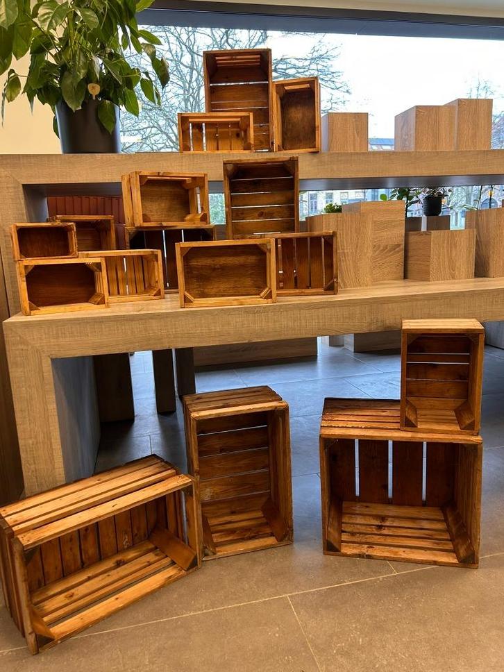 Houten kratten, Doe-het-zelf en Bouw, Kratten en Dozen, Gebruikt, Krat, Ophalen