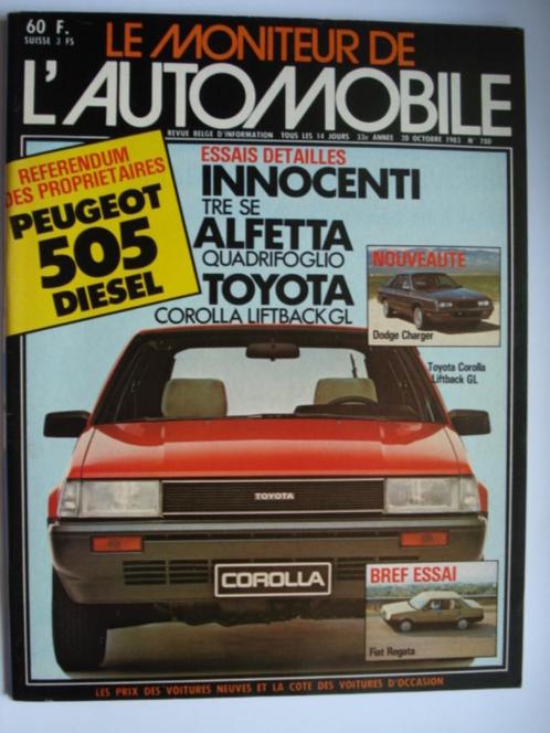 Le Moniteur de l'automobile 780, Boeken, Auto's | Folders en Tijdschriften, Zo goed als nieuw, Algemeen, Verzenden