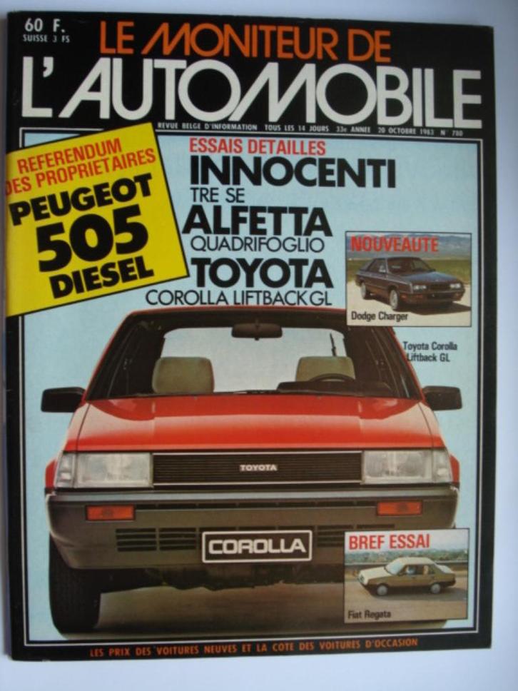 Le Moniteur de l'automobile 780, Boeken, Auto's | Folders en Tijdschriften, Zo goed als nieuw, Algemeen, Verzenden