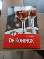 Emaille bord De Koninck, Reclamebord, Zo goed als nieuw, Ophalen