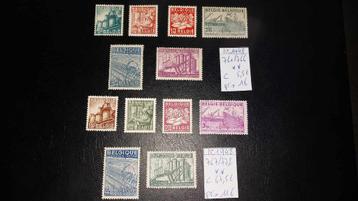 Belgische postzegels/sets** uit 1948 (2 foto's) beschikbaar voor biedingen