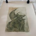 Aquatint Jef Deruytter, Antiek en Kunst, Verzenden