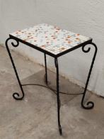 Vintage plantentafel met mozaiëktegels 4 kleuren jaren ‘50, Enlèvement ou Envoi, Utilisé