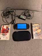 Sony PSP + 2 games + accessoires - Zeer goede staat, Games en Spelcomputers, Spelcomputers | Sony PSP, Zwart, Ophalen of Verzenden