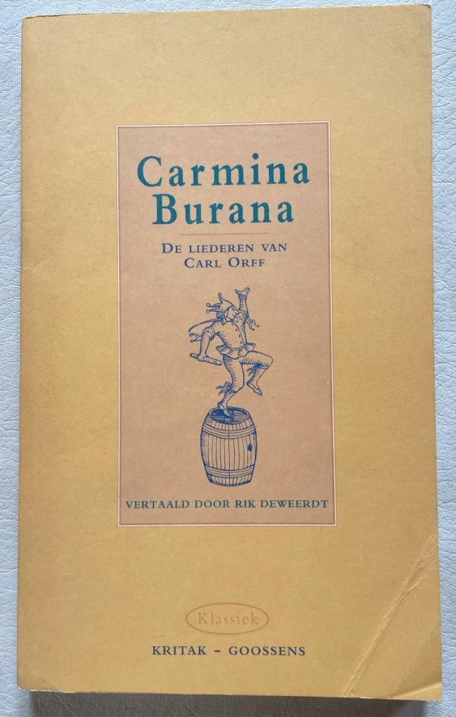 Carmina Burana, Boeken, Muziek, Ophalen of Verzenden