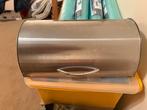 Inox broodtrommel, Huis en Inrichting, Ophalen, Zo goed als nieuw
