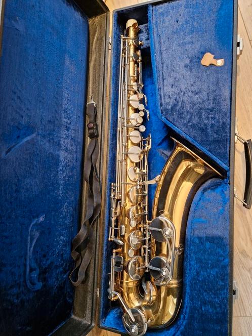 Goed functionerende tenor saxofoon, Muziek en Instrumenten, Blaasinstrumenten | Saxofoons, Gebruikt, Tenor, Met koffer, Ophalen of Verzenden