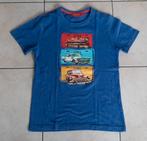 Blauw T-shirt met auto's SOMEONE maat 134 of 9 jaar, Kinderen en Baby's, Kinderkleding | Maat 134, Ophalen of Verzenden, Gebruikt