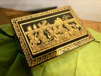 Boîte à bijoux noire à décor doré de Thaïlande, Enlèvement ou Envoi