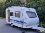 Caravan Hobby Easy de Luxe uit 2004 in goede staat., Caravans en Kamperen, Caravans, Vast bed, Hobby, Treinzit, Particulier