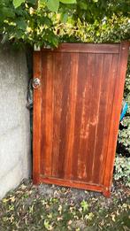 Houten tuinpoort bankirai elephant met beits, Tuin en Terras, Tuinpoorten, Ophalen, Gebruikt