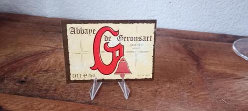 Brouwerij oud bierlabel Abdij Géronsart, Verzamelen, Biermerken, Nieuw, Overige typen, Overige merken, Verzenden