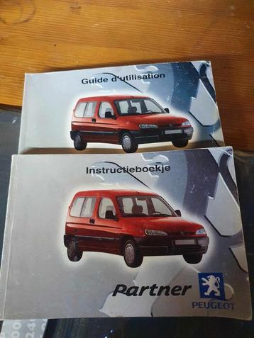 Peugeot Partner Instructieboekje+onderhoudscontrole boekje disponible aux enchères