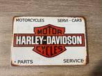 Metalen plaat logo Harley Davidson, Enlèvement