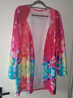 Gilet long extensible multicolore XXL, Envoi, Comme neuf, Taille 46/48 (XL) ou plus grande, Rose