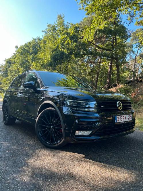 Volkswagen Tiguan 3x R-Line 4x4, Auto's, Volkswagen, Particulier, Tiguan, 4x4, Diesel, Zwart, Alcantara, Onderhoudsboekje, Ophalen