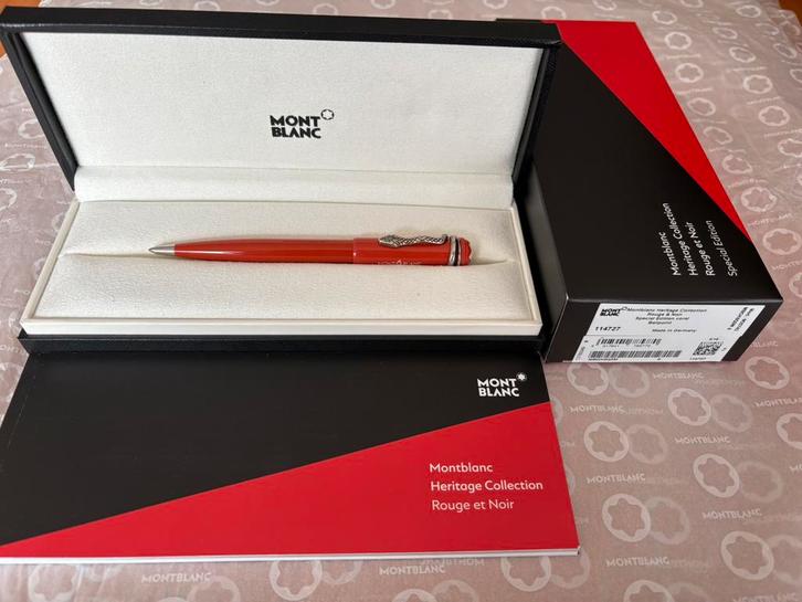 Montblanc stylo à bille collection Héritage, Diversen, Schrijfwaren, Zo goed als nieuw, Ophalen