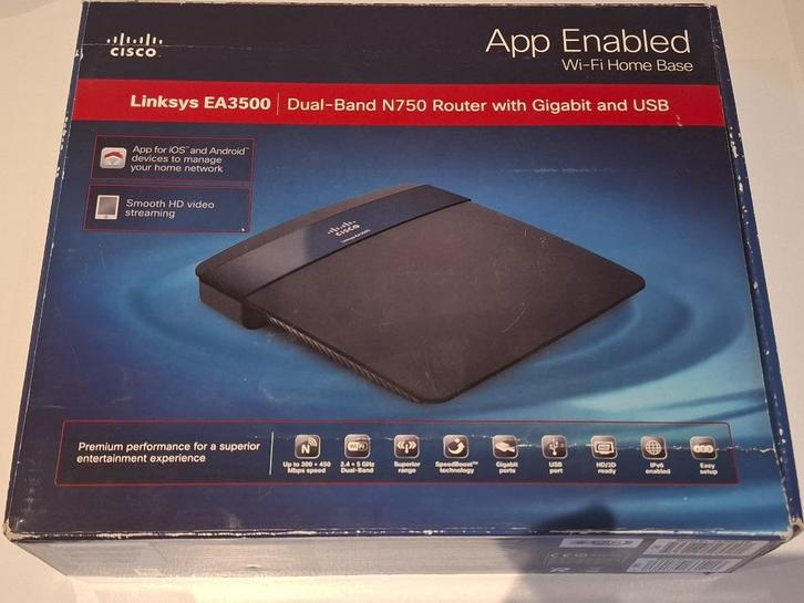 Linksys EA3500 Router Wi-Fi, Computers en Software, Routers en Modems, Gebruikt, Router, Ophalen