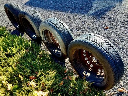 4 jantes avec très bons pneus hiver 205/55-16 pour Opel, Auto-onderdelen, Banden en Velgen, Banden en Velgen, Winterbanden, 16 inch
