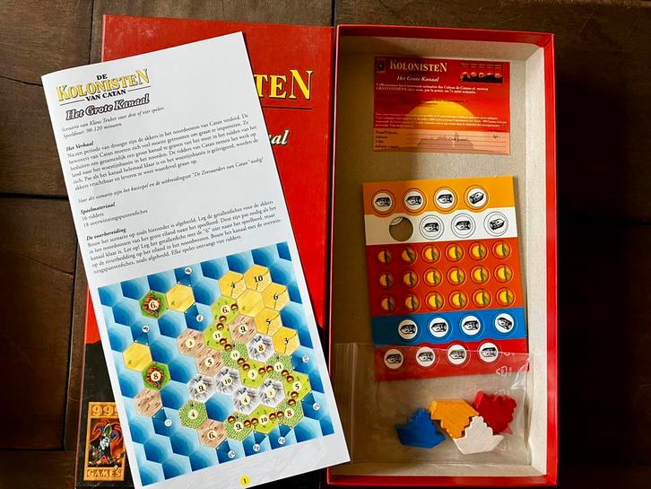 Catan - Het grote kanaal, Hobby en Vrije tijd, Gezelschapsspellen | Bordspellen, Nieuw, Ophalen of Verzenden