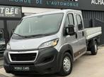 Peugeot Boxer 2.2 BlueHDi TVA*BTW BENNE/ 7PLACES/ NAVI/ CAME, Auto's, Voorwielaandrijving, Stof, Gebruikt, 4 cilinders