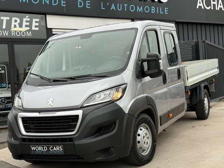 Peugeot Boxer 2.2 BlueHDi TVA*BTW BENNE/ 7PLACES/ NAVI/ CAME, Auto's, Bestelwagens en Lichte vracht, Bedrijf, Te koop, Achteruitrijcamera