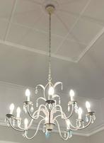 Kroonluchter met 10 lichten staal, Ophalen, Gebruikt, Metaal