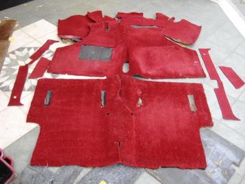 Ensemble de tapis, ROUGE, tunnel rond avant 1973, Classic Mi, Enlèvement, Neuf, Rover
