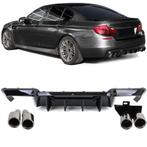Diffuser Glans Zwart Chrome Sierstuk Voor Bmw 5 Serie F10 F1, Verzenden