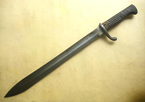 Baïonnette 1898-05 allemande WKC datée de 1918 sans fourreau, Verzamelen, Militaria | Algemeen, Landmacht, Mes of Dolk, Verzenden